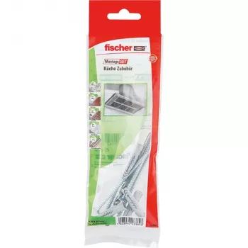 Conjunto de montagem para cozinha Fischer acessórios B, bucha de parede