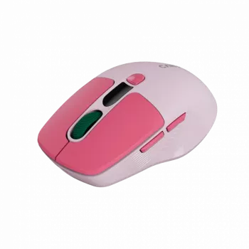 Canyon MW-26 - rato ótico sem fios 2 em 1 Bluetooth / 2,4 GHz - silencioso - rosa