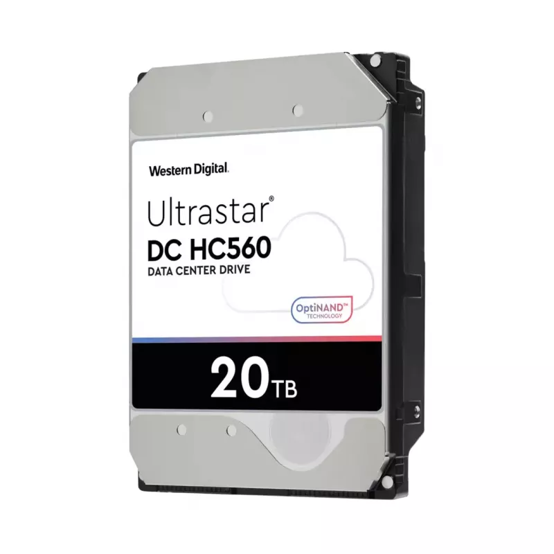 WD Ultrastar DC HC560 - Disco rígido - 20TB - interno - 3.5 (8,9 cm) - SATA 6Gb/s - 7200 rpm - Memória intermédia: 512MB (0F38785)
