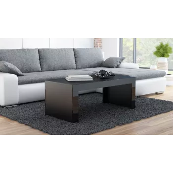 Mesa de centro TESS120 CZ/CZ / Mesa lateral / Mesa de canto, mesa de centro de forma retangular, 2 pernas