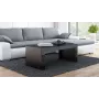 Mesa de centro TESS120 CZ/CZ / Mesa lateral / Mesa de canto, mesa de centro de forma retangular, 2 pernas