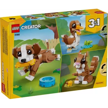 LEGO CREATOR 3 EM 1 31382 Animais fofos: Cachorrinho brincalhão