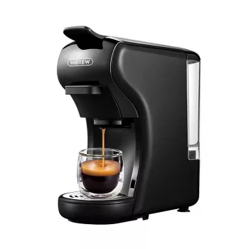Máquina de café HiBREW 3-em-1 cápsula 1450W H1A-preto