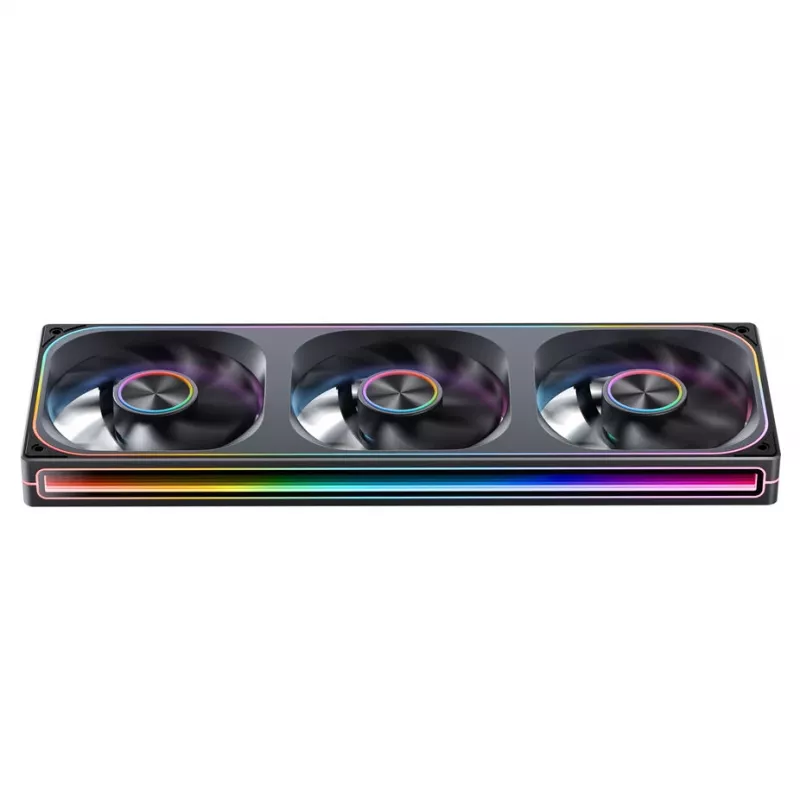 Conjunto de ventoinhas para radiador 360mm ARGB PWM Jonsbo ZA-360 (preto)