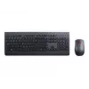 Conjunto de teclado e rato sem fios Lenovo Professional, alemão