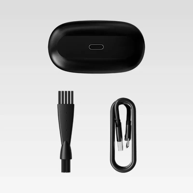 Máquina de barbear elétrica Maestro MR-671 USB design compacto de viagem