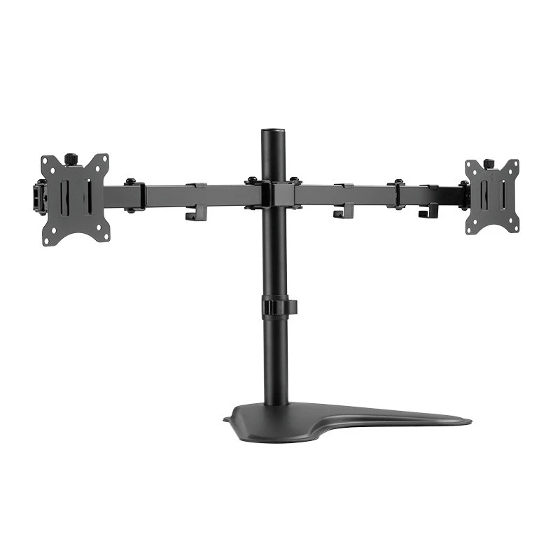 Suporte para monitor LOGILINK BP0099 para 2 ecrãs, até 81,3 cm (32 polegadas), VESA 75x75–100x100, máx. 8 kg, preto