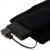 Meias desportivas Glovii GQ2M com elemento de aquecimento integrado, tamanho M, preto, respiráveis, mistura de algodão e elastano