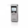 Alcoolímetro ORO‑MED X12 PRO SILVER — teste de alcoolemia sem contacto, intervalo 0–4 g/L, LCD, pilhas AAA