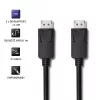 Cabo DisplayPort Qoltec 50373 2 m preto