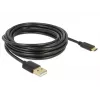 Cabo USB DeLOCK 83669 USB 2.0 4 m USB A USB C preto