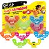 Heroes of Goo Jit to - Meteor Madness Goo Slingers Hyper Blast Slingers, figura de brincar pack de 5