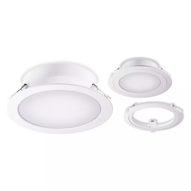 Downlight Steinel RS PRO DL 200 SC HF Sensor 18W, temperatura de cor ajustável 3000K/4000K/6500K