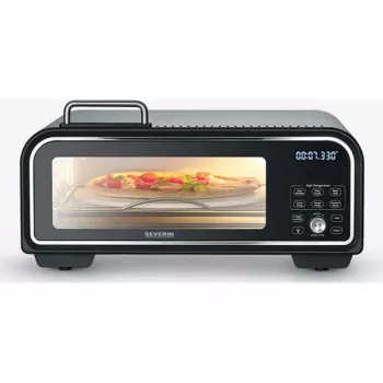 Máquina de fazer pizza Severin PG 8575 2000 W preto 1 pizza temporizador digital