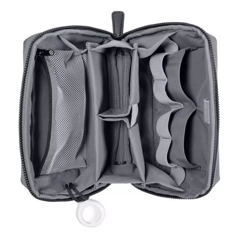 Organizador de viagem Belkin MMA013HQBK design compacto material resistente, bolsa de transporte para cabos e acessórios