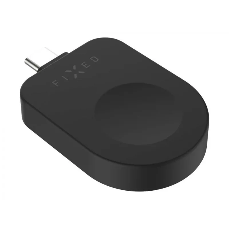 Adaptador de carregamento USB-C fixo FIXED FIXDW-AWAP-BK para Apple Watch Powerstation Uni, substituição compacta