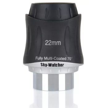 Ocular Skywatcher SWA-70 22mm 2 polegadas — distância focal 22 mm, encaixe de 2 polegadas