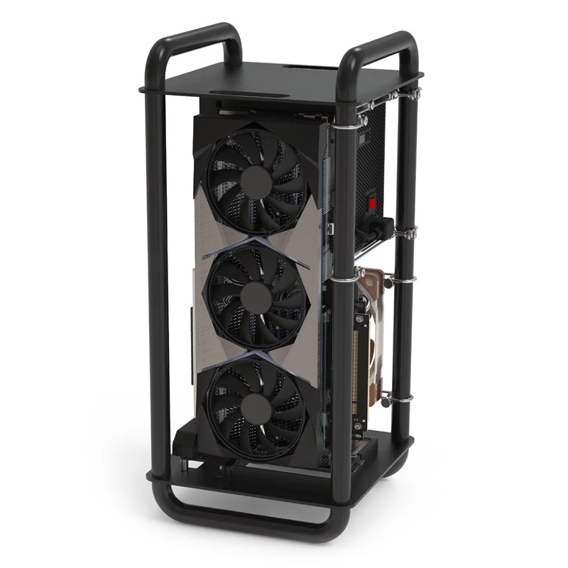 Caixa Mini-ITX Streacom DA6 - preta (ST-DA6B)