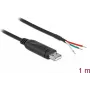 Cabo adaptador USB 2.0 Type-A para série RS-232 DeLOCK 62930