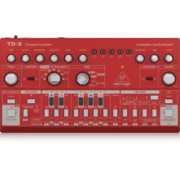 Sintetizador Analógico Behringer TD-3-RD Vermelho 9V DC
