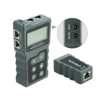 Testador de cabos de rede DeLOCK 63110