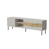 Móvel de TV cama meble INSERTO 3D1W 190x40x62 cm acabamento cashmere com LED