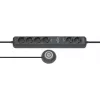 Extensão de energia Brennenstuhl Eco-Line Comfort Switch 2m 6 tomadas AC