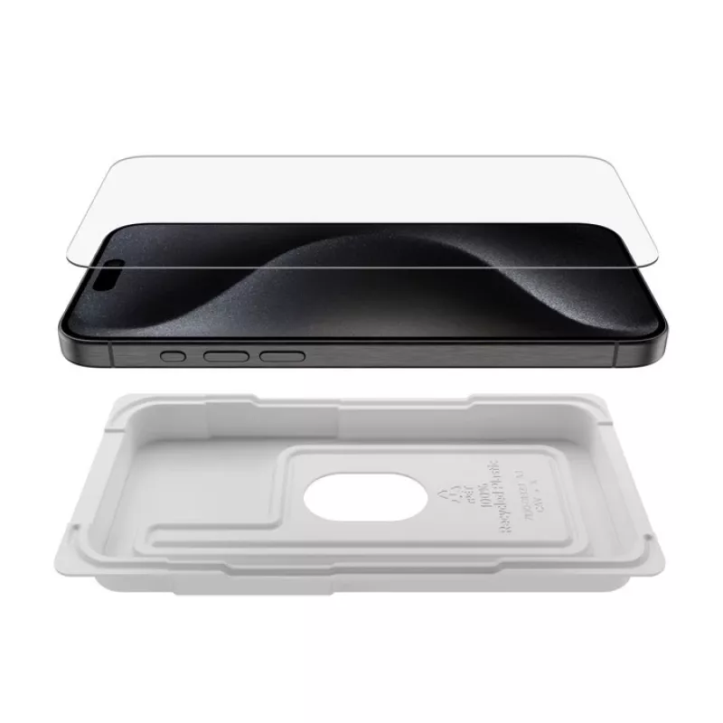 Proteção de ecrã Belkin ScreenForce iPhone 16 Pro Max antibacteriana resistente a choques e riscos