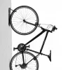 Suporte de bicicleta de parede MACLEAN MC-432, suporte vertical para bicicleta, largura ajustável, carga máx. 30 kg, preto
