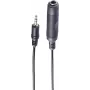 ShiverPeaks BASIC-S BS30701 cabo de áudio, ficha jack de 3,5 mm para tomada jack de 6,3 mm, estéreo, 0,2 m