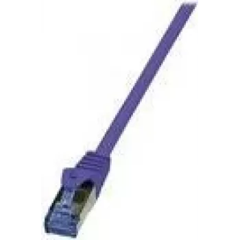 Logilink PrimeLine - cabo de rede - RJ-45 (macho) para RJ-45 (macho) - 2 m - SFTP, PiMF - CAT 6a - sem halogéneos, moldado, sem patilhas - violeta (CQ305VS)