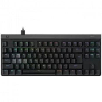 Teclado mecânico Logitech G515 Rapid TKL — tenkeyless, preto, layout US International, USB, interruptores lineares