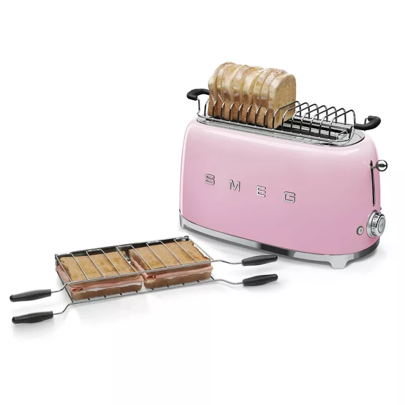 Torradeira Smeg 50's Style TSF02PKEU rosa