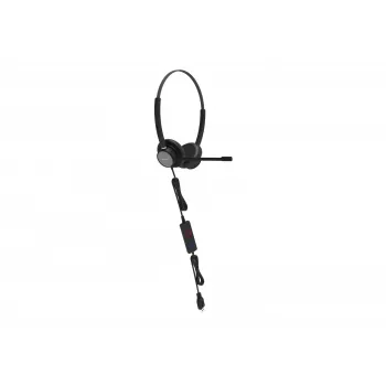 Headset com fios Tellur Voice 320 binaural preto