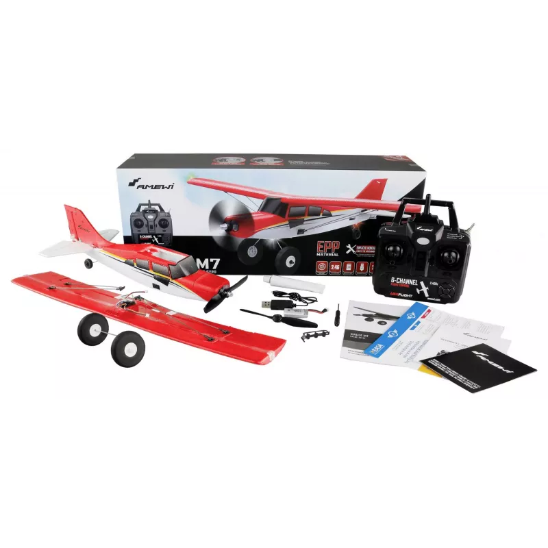 Avião RC Amewi Maule M7 510 mm de envergadura, brushless, 4 canais