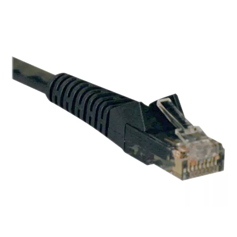 Cabo Ethernet Gigabit Cat6 Snagless Molded (UTP) Eaton Tripp Lite Series (RJ45 M/M), PoE, preto, 1,52 m - cabo de rede - RJ-45 (M) para RJ-45 (M) - 1,52 m - UTP - CAT 6 - Molded