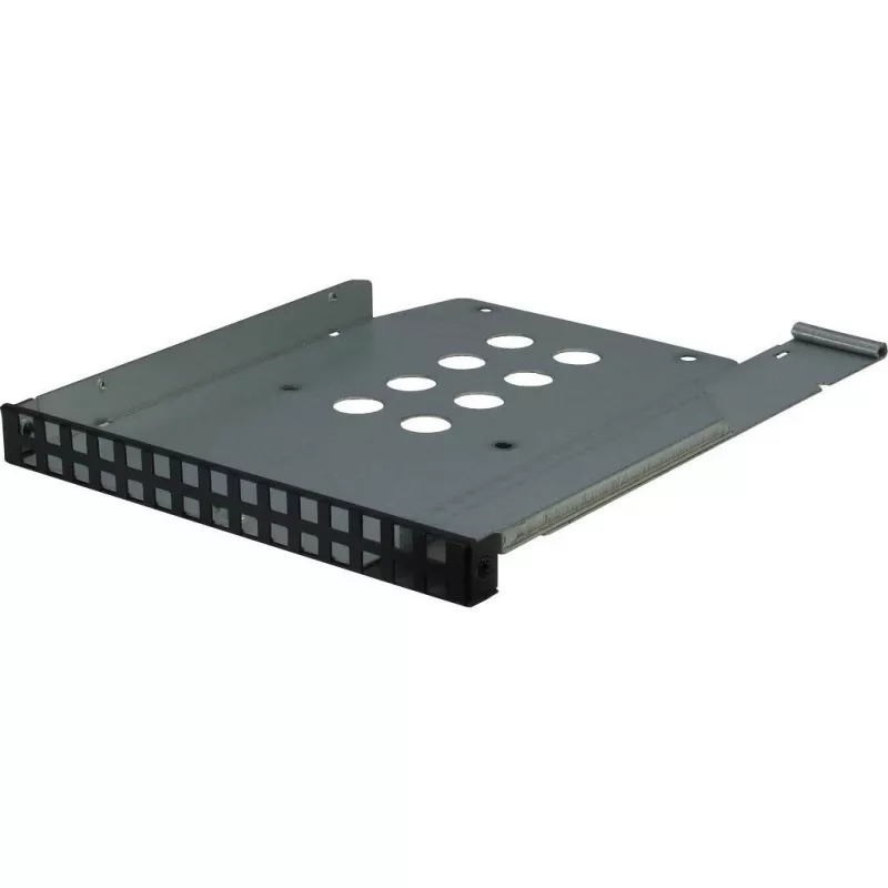 Inter-Tech IPC 1U-1404 rack preto, aço inoxidável