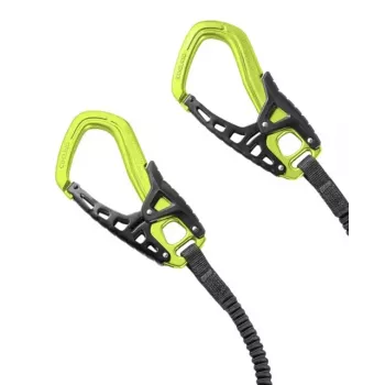 Arnês de segurança e cinta de retenção Edelrid Kabel COMFORT TRI — preto/verde, 532 g, peso mínimo do utilizador 40 kg