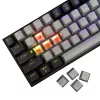 Teclado mecânico gaming White Shark WAKIZASHI-2 layout US cinzento-escuro com switches vermelhos