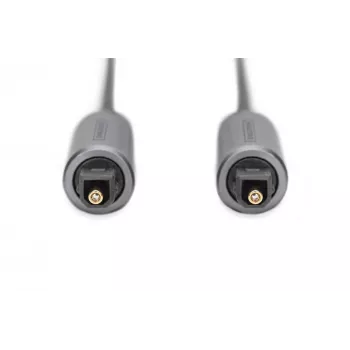 Cabo de ligação Digitus Toslink 3 m macho para macho banhado a ouro