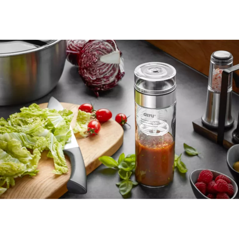 GEFU MIX G-14491 Shaker de vidro para temperos, 500 ml