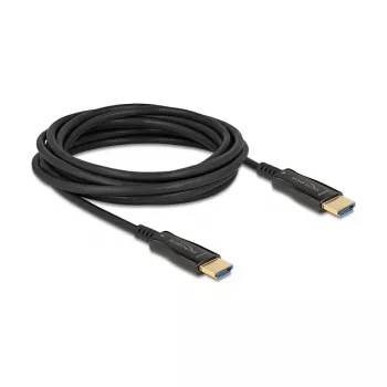DeLOCK Cabo HDMI 5m Tipo A Ficha padrão Ficha 48 Gbit/s Preto