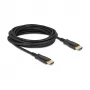 DeLOCK Cabo HDMI 5m Tipo A Ficha padrão Ficha 48 Gbit/s Preto