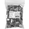 Ficha modular RJ45 QOLTEC 54556 CAT6 FTP, prateado, 18×22×11 mm, pack de 100