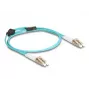 Cabo de fibra ótica DeLOCK LC Duplex para LC Duplex OM3 1 m