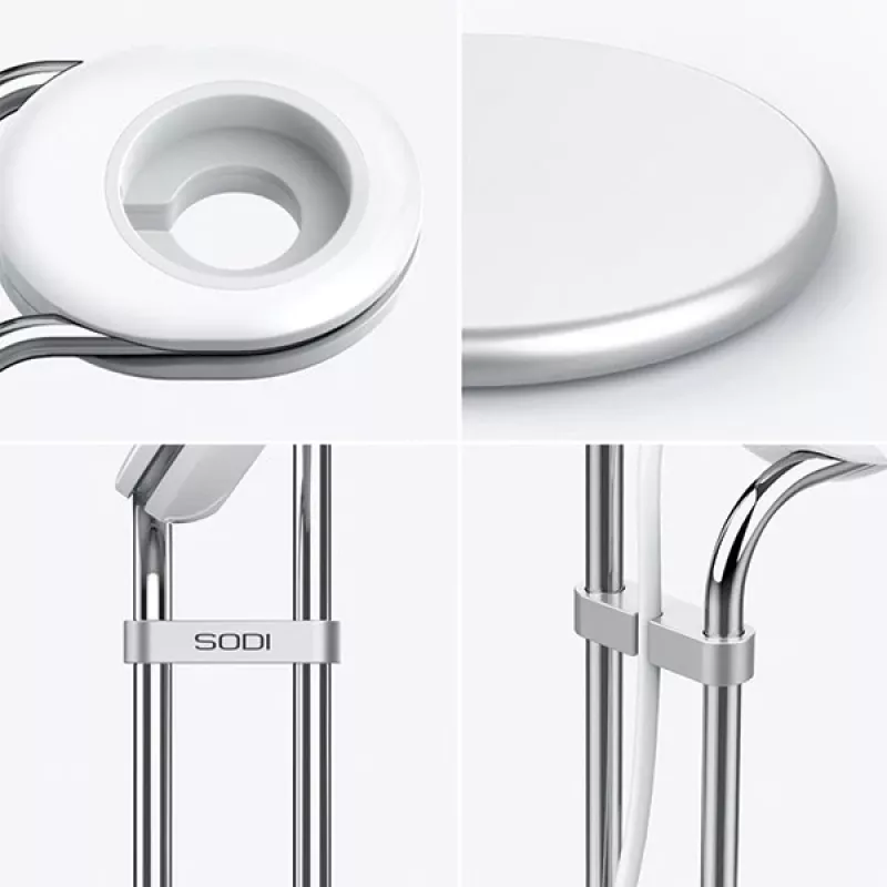 Suporte de carregamento para Apple Watch SAW-300 indutivo prateado