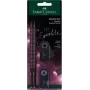 Lápis de grafite Faber-Castell 118296 B preto rosa 2 unid.