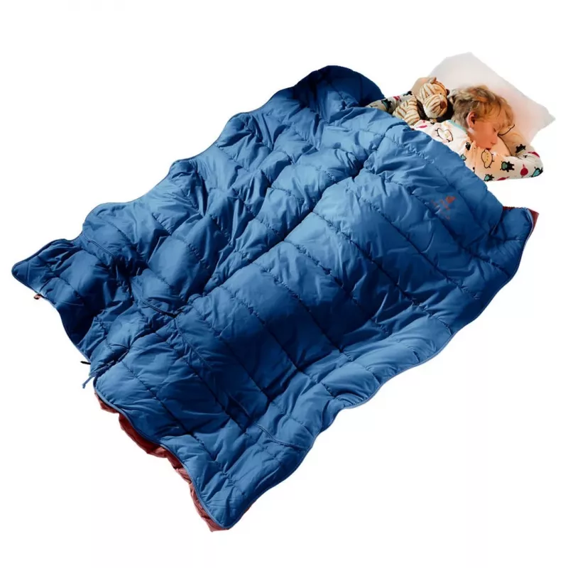 Saco-cama infantil Deuter Starlight SQ (130-170 cm) - nightblue/redwood