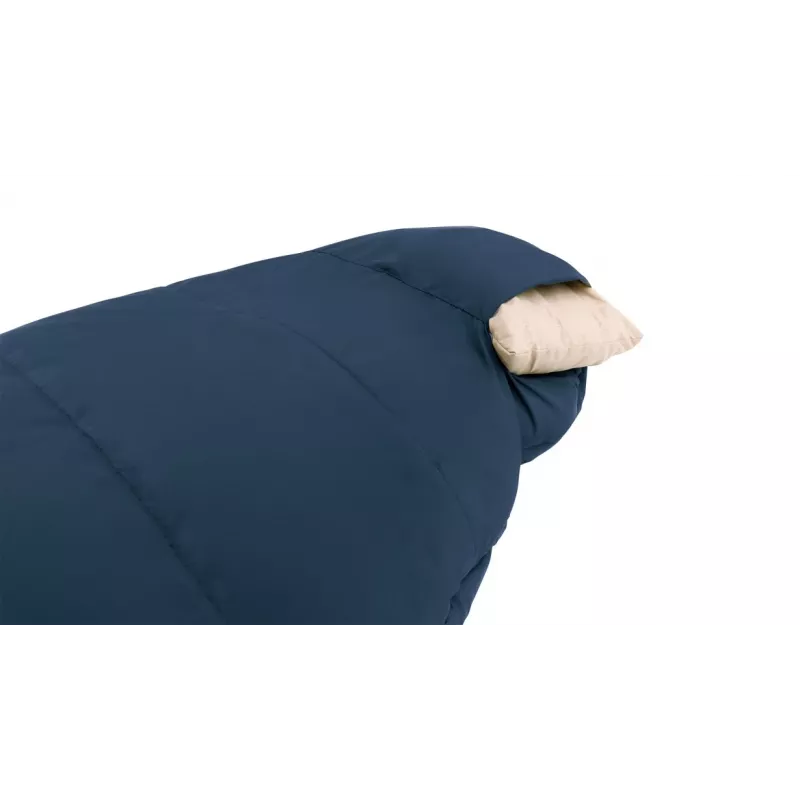 Saco de dormir Outwell criança forma de múmia poliéster azul — 1700 mm de comprimento, 630 mm de largura, para utilizadores até 150 cm