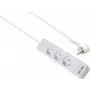 Extensão elétrica helos ADVANCED 3 tomadas com carregador USB, branco, 1,5 m cabo